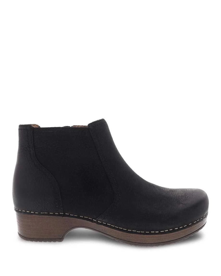 'Dansko' Women's Barbara - Black Burnished Nub 1 'Dansko' Women's Barbara - Black Burnished Nub