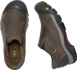 'Keen Outdoor' Men's Brixen Low 200GR WP Slip On - Slate Black / Madder Brown -Cheap Clothing Store 1002269 PLD large 1024x1024@2x