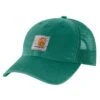 'Carhartt' Men's Adjustable Canvas Mesh-Back Cap - Cadmium Green