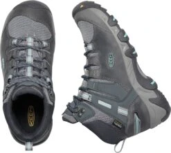 'Keen Outdoor' Women's Steens WP Leather Mid Hiker - Steel Grey / Ocean Wave 10 'Keen Outdoor' Women's Steens WP Leather Mid Hiker - Steel Grey / Ocean Wave -Cheap Clothing Store 1022332 PLD large 1024x1024@2x