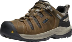 'Keen' Men's Flint II EH WP Steel Toe - Cascade Brown / Orion Blue -Cheap Clothing Store 1023236 F3Q large 1024x1024@2x