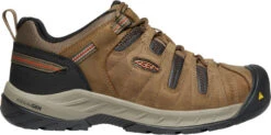 'Keen Utility' Men's Flint II EH Steel Toe - Shitake / Rust
