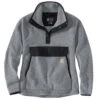 'Carhartt' Women's Fleece 1/4 Relaxed Fit Fleece Jacket - Granite Heather