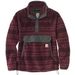 'Carhartt' Women's Fleece 1/4 Relaxed Fit Fleece Jacket - Port Aztec