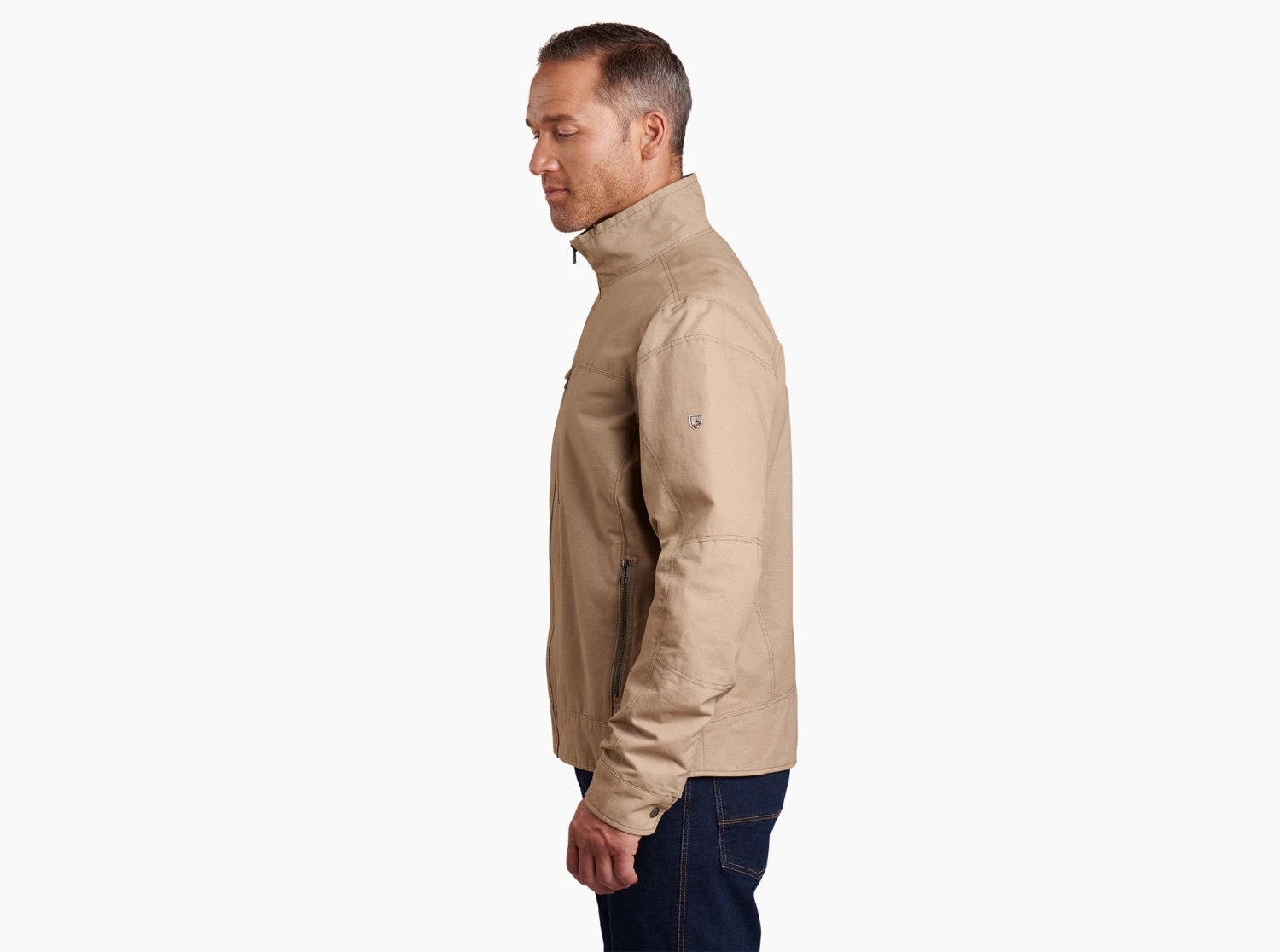 'Kuhl' Men's BURR™ Jacket - Khaki 3 'Kuhl' Men's BURR™ Jacket - Khaki - Image 3