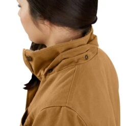 'Carhartt' Women's Washed Duck Coat - Carhartt Brown -Cheap Clothing Store 105512 BRN FI01 WF22 b 1024x1024@2x