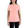 'Carhartt' Women's Lightweight Crewneck T-Shirt - Cherry Blossom