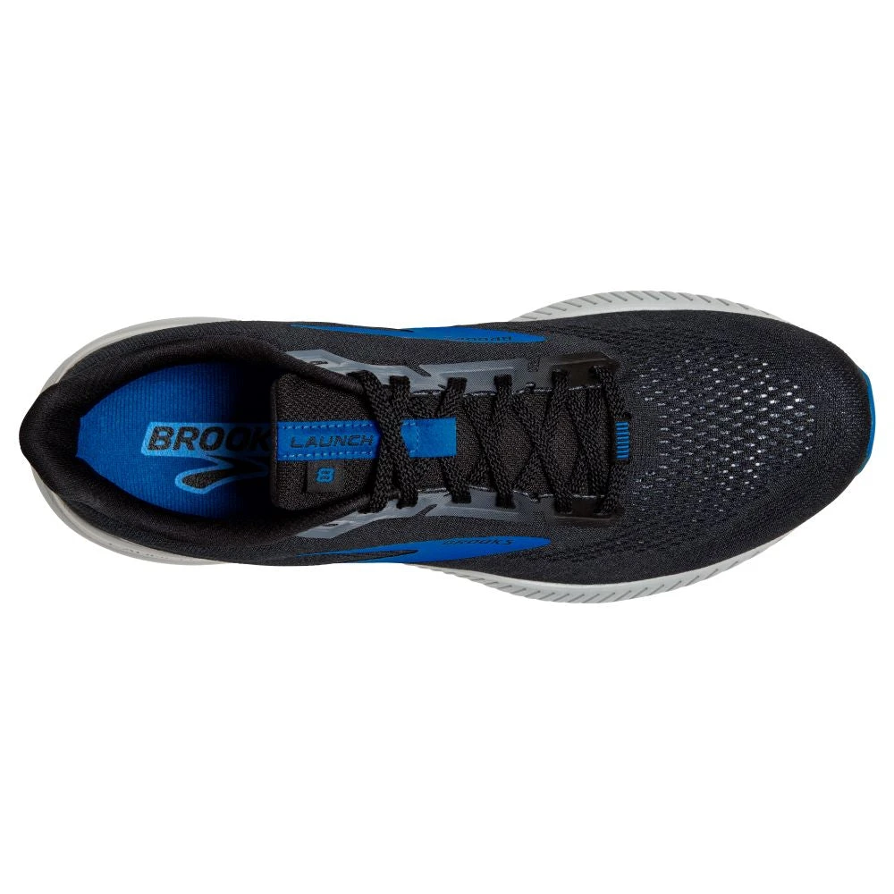 'Brooks' Men's Launch GTS 8 - Black / Grey / Blue 3 'Brooks' Men's Launch GTS 8 - Black / Grey / Blue - Image 3
