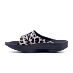 'OOFOS' Women's OOahh Slide Limited Edition - Black / Cheetah -Cheap Clothing Store 1103BLKCHEET shot4 1024x1024@2x