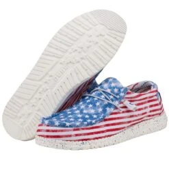 'Hey Dude' Men's Wally - Stars 'N Stripes -Cheap Clothing Store 150202699 WALLY STARS N STRIPES 3 1024x1024@2x