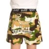 'Lazy One' Men's Buck Naked Boxer - Camo
