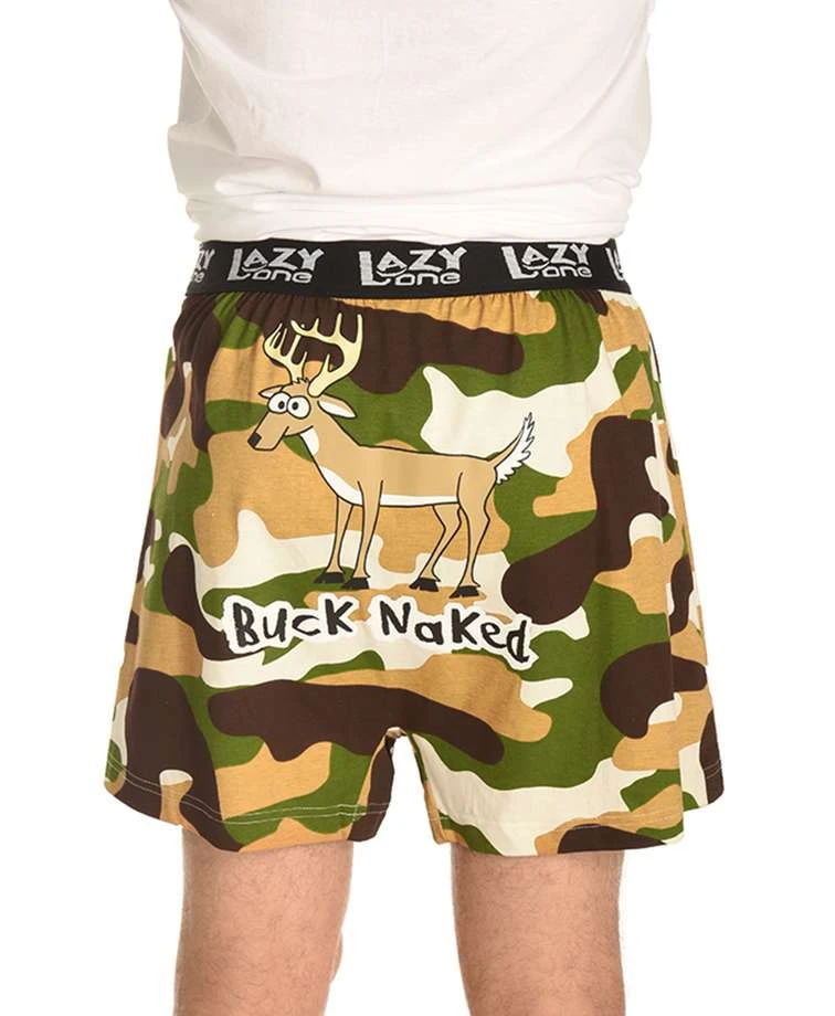 'Lazy One' Men's Buck Naked Boxer - Camo 1 'Lazy One' Men's Buck Naked Boxer - Camo