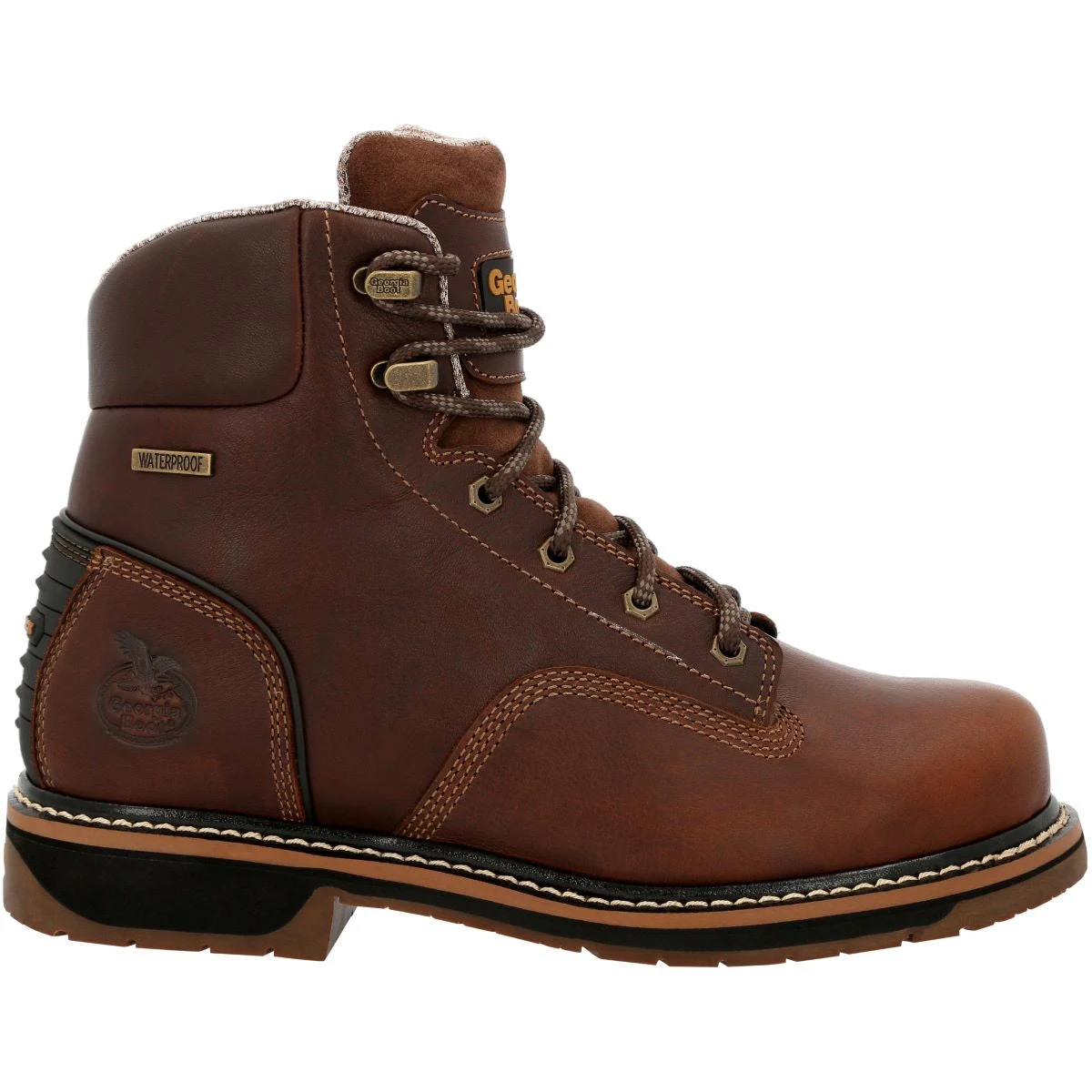 'Georgia Boot' Men's 6" Amp LT Edge EH WP Soft Toe - Brown 1 'Georgia Boot' Men's 6" Amp LT Edge EH WP Soft Toe - Brown