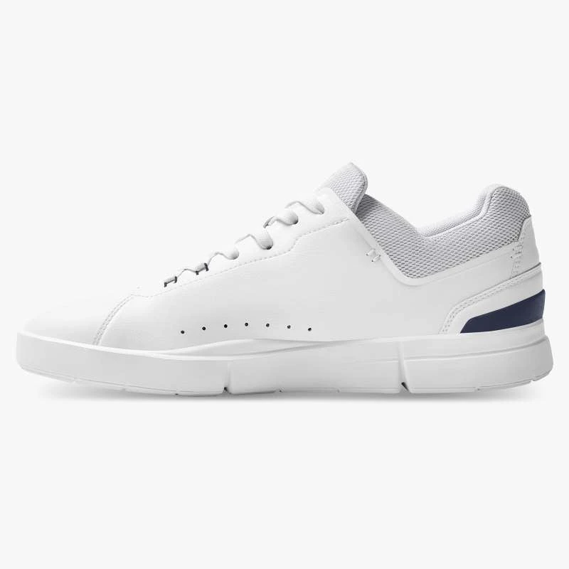 'On Running' Men's THE ROGER Advantage 1 Tennis Sneaker - White / Ink 6 'On Running' Men's THE ROGER Advantage 1 Tennis Sneaker - White / Ink - Image 6