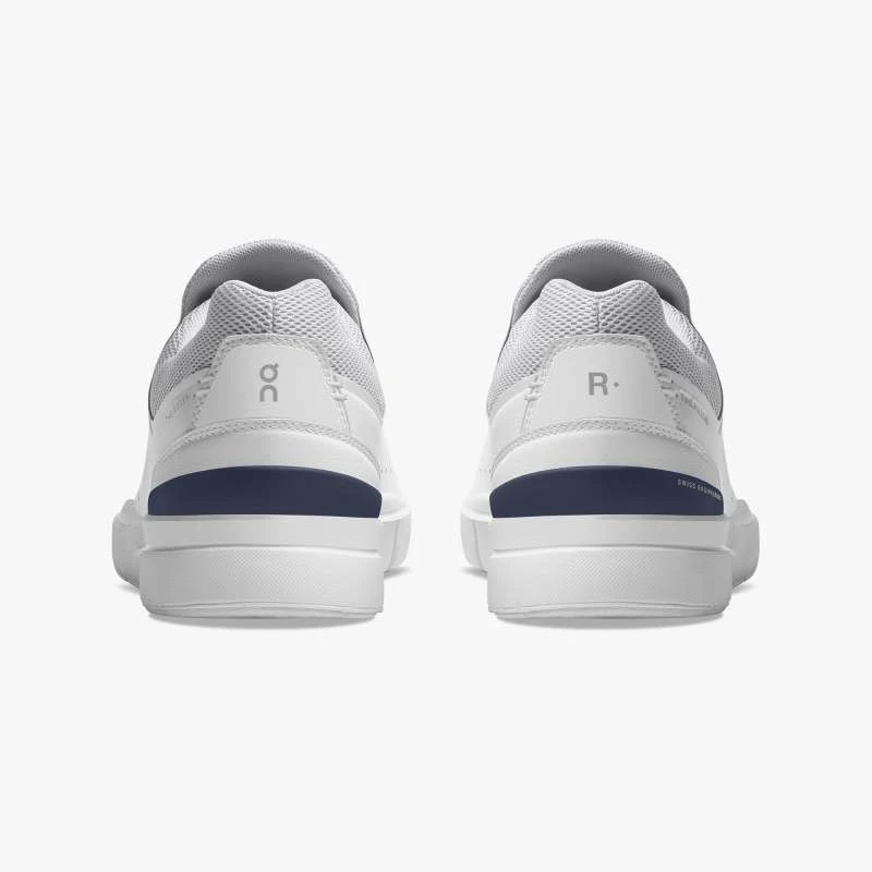 'On Running' Men's THE ROGER Advantage 1 Tennis Sneaker - White / Ink 4 'On Running' Men's THE ROGER Advantage 1 Tennis Sneaker - White / Ink - Image 4