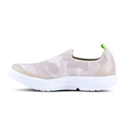 'OOFOS' Women's OOmg EeZee Low Shoe - White / Tan Camo -Cheap Clothing Store 5072WHTTANCMO shot4 1024x1024@2x