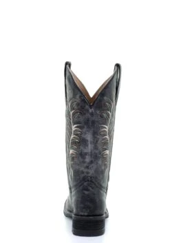 'Corral' Women's 12" Embroidered Western - Black / Sand -Cheap Clothing Store 5356 2 1024x1024@2x