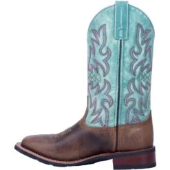 'Laredo' Women's 11" Anita Western Square Toe - Brown / Turquoise 13 'Laredo' Women's 11" Anita Western Square Toe - Brown / Turquoise -Cheap Clothing Store 5607 3 1024x1024@2x