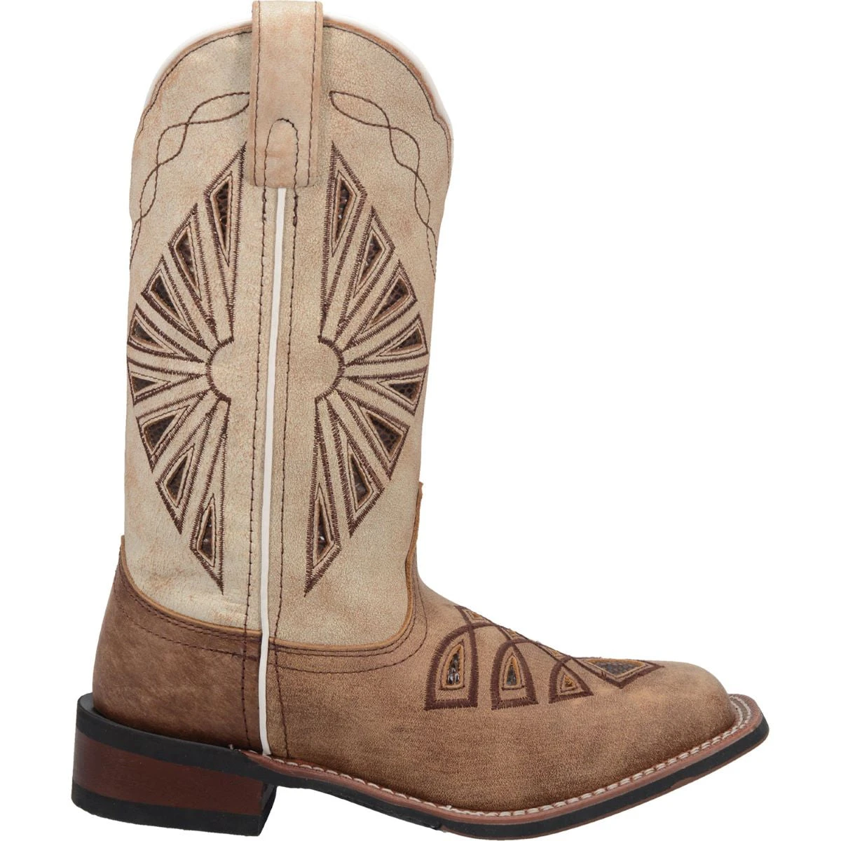 'Laredo' Women's 11" Kite Days Western Square Toe - Tan / Brown 1 'Laredo' Women's 11" Kite Days Western Square Toe - Tan / Brown