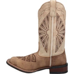 'Laredo' Women's 11" Kite Days Western Square Toe - Tan / Brown 11 'Laredo' Women's 11" Kite Days Western Square Toe - Tan / Brown -Cheap Clothing Store 5821 3 1024x1024@2x