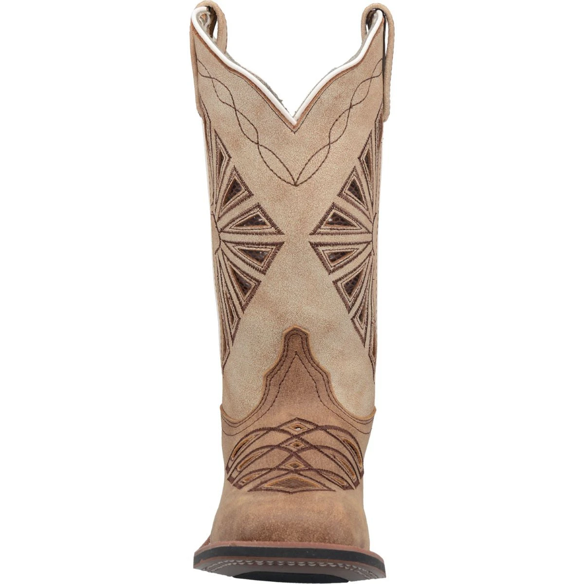 'Laredo' Women's 11" Kite Days Western Square Toe - Tan / Brown 4 'Laredo' Women's 11" Kite Days Western Square Toe - Tan / Brown - Image 4