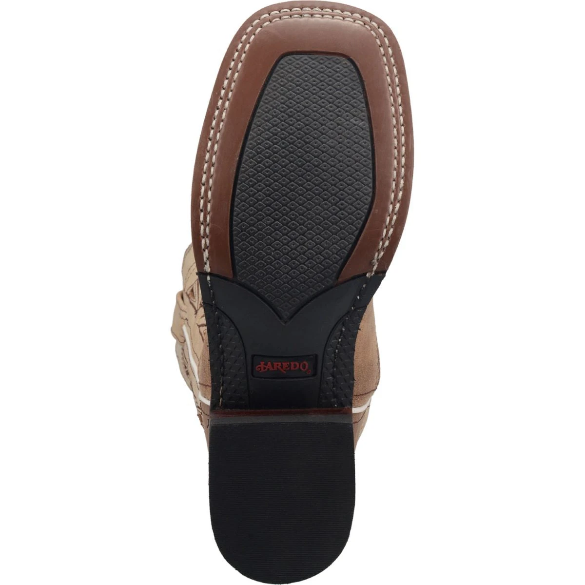 'Laredo' Women's 11" Kite Days Western Square Toe - Tan / Brown 3 'Laredo' Women's 11" Kite Days Western Square Toe - Tan / Brown - Image 3