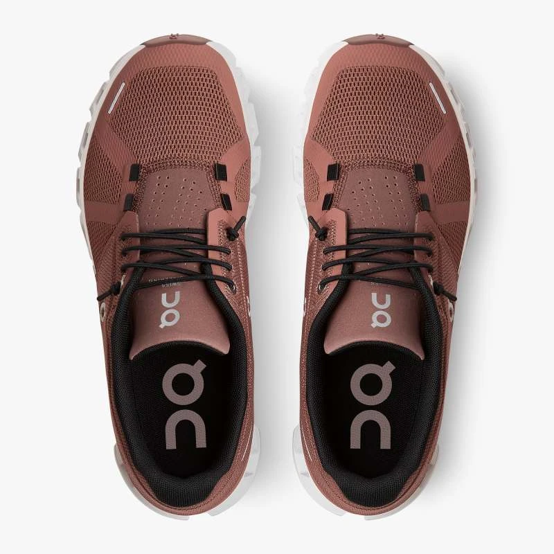 'On Running' Women's Cloud 5 - Rust / Black 2 'On Running' Women's Cloud 5 - Rust / Black - Image 2