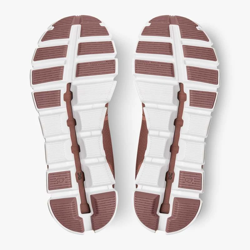 'On Running' Women's Cloud 5 - Rust / Black 3 'On Running' Women's Cloud 5 - Rust / Black - Image 3