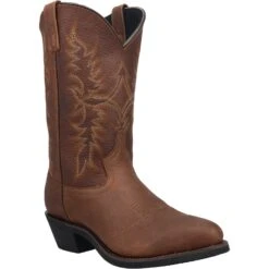 'Laredo' Men's 12" Saw Mill Western Round Toe - Brown -Cheap Clothing Store 68494 1 1024x1024@2x