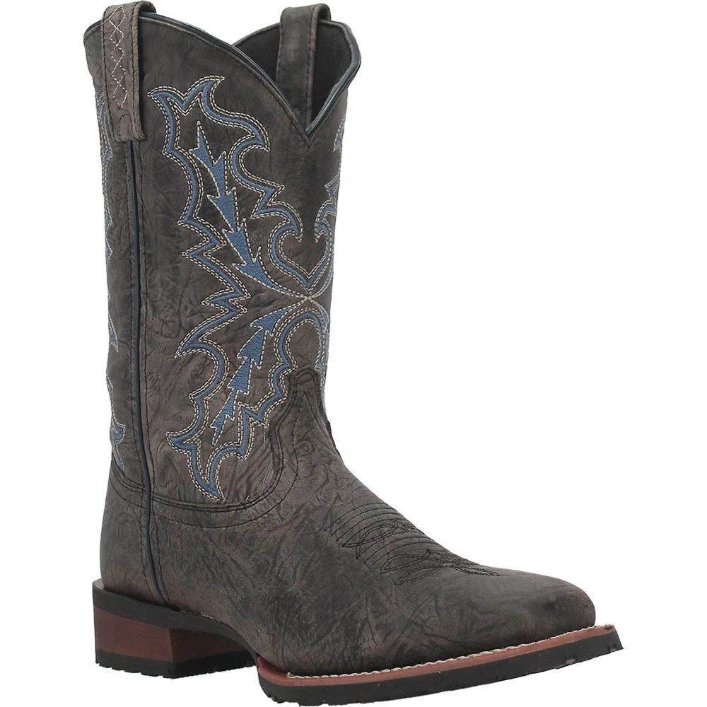 'Laredo' Men's 11" Winfield Western Square Toe - Grey 6 'Laredo' Men's 11" Winfield Western Square Toe - Grey - Image 6