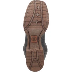 'Laredo' Men's Isaac Western Square Toe - Black / Distressed Maroon -Cheap Clothing Store 7965 7 1024x1024@2x