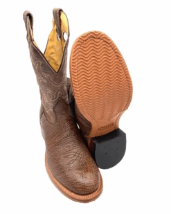 'Boulet' Men's 12" Roper Western Round Toe - Shoulder Noce Taurus / Organza Brown -Cheap Clothing Store 82095 1024x1024@2x