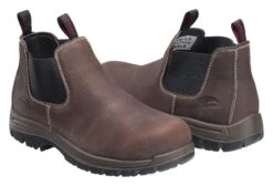 'Avenger' Men's 4" Foreman Romeo EH SR Comp Toe Pull On - Brown -Cheap Clothing Store A7110 pair 1024x1024@2x