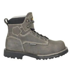 'Carolina' Men's 6" Pitstop EH WP Comp Toe - Grey Black