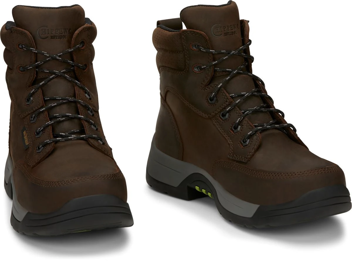 'Chippewa' Men's 6" Fabricator EH WP ESD Comp Toe - Brown 7 'Chippewa' Men's 6" Fabricator EH WP ESD Comp Toe - Brown - Image 7