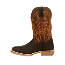 'Durango' Men's 12" Maverick Pro™ WP Western Work - Cimarron Brown -Cheap Clothing Store DDB0299 instep profile 1024x1024@2x