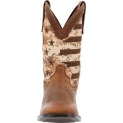 'Durango' Men's 11" Westward Saddlehorn Digital Camo Flag - Brown -Cheap Clothing Store DDB0397 front 1024x1024@2x
