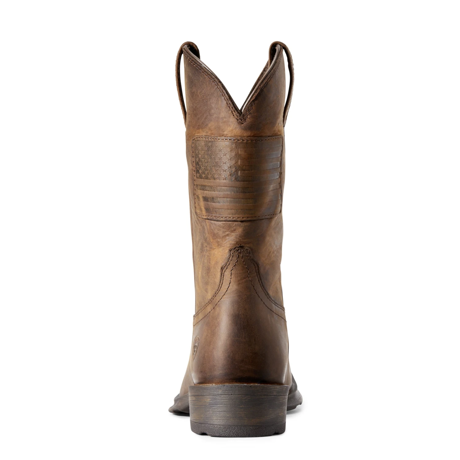 'Ariat' Men's 11" Rambler Patriot Square Toe - Brown 3 'Ariat' Men's 11" Rambler Patriot Square Toe - Brown - Image 3
