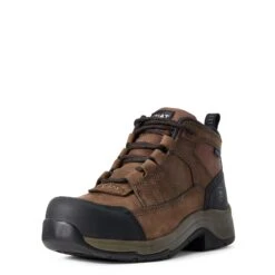 'Ariat' Women's Telluride WP Comp Toe - Brown 9 'Ariat' Women's Telluride WP Comp Toe - Brown -Cheap Clothing Store F19 WMS WORK Couto 10029481 3 4 front 1024x1024@2x