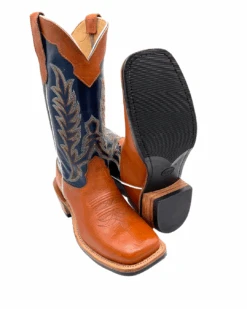 'Fenoglio Boots' Men's 13" Boomer Western Square Toe - Russet / Blue -Cheap Clothing Store FB001012046 1024x1024@2x