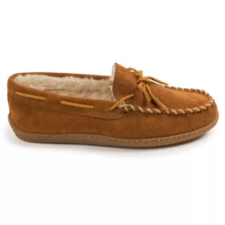 'Minnetonka' Men's Pile Lined Hardsole Moc Slipper - Tan (Ext. Sizes) -Cheap Clothing Store GUEST 6f397380 d4aa 4a57 94ae 6159514028c4 1024x1024@2x