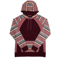 'Hooey' Women's "Savannah" Hoody - Maroon / Serape