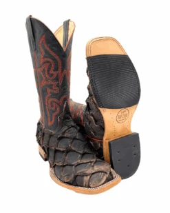 'Anderson Bean' Men's 13" HorsePower Top Hand Big Bass Square Toe - Pirarucu / Royal Blue Mad Dog 8 'Anderson Bean' Men's 13" HorsePower Top Hand Big Bass Square Toe - Pirarucu / Royal Blue Mad Dog -Cheap Clothing Store HP80066 1024x1024@2x