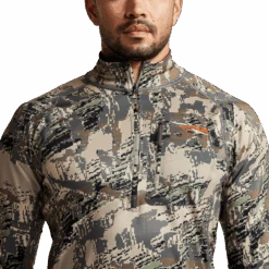 'Sitka' Men's Core Midweight Zip T-Shirt - Big Game : Optifade Open Country -Cheap Clothing Store Img SITKA BG 2021 10068 OB Mens Core Midweight Zip T LS Optifade Open Country 592p Studio 1999 1024x1024@2x