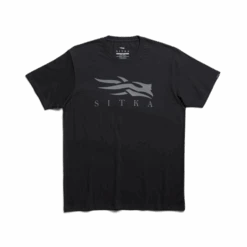 'Sitka' Men's Icon Tee - Black / Charcoal