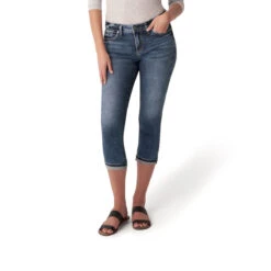 'Silver' Women's Elyse Capri Jeans - Indigo -Cheap Clothing Store L43002EGX334 IND L1 1024x1024@2x