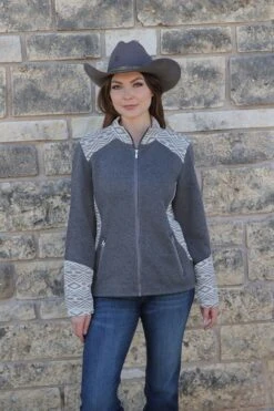 'Cinch' Women's Sweater Knit Jacket - Heather Charcoal -Cheap Clothing Store MAJ9840002 1024x1024@2x