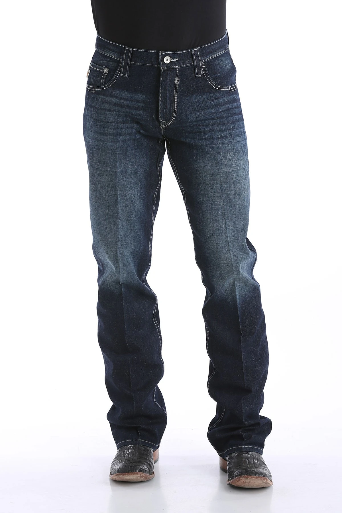 'Cinch' Men's Carter 2.4 Performance Denim - Dark Rinse 1 'Cinch' Men's Carter 2.4 Performance Denim - Dark Rinse