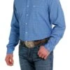 'Cinch' Men's ArenaFlex Print Classic Fit Button Down - Royal