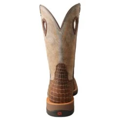 'Twisted X' Men's 12" Tech-X Cellstretch Western Square Toe - Brown / Grey -Cheap Clothing Store MXW0003 BK 4800x4800 99ed2e89 3394 47ef b057 377339c95fa3 1024x1024@2x